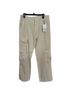 Zara 100% Cotton Ivory Cargo Pants Size 8 - photo 1