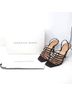 Veronica Beard 100% Leather Snake Print Brown Sandals Size 10 - photo 4