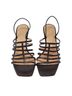 Veronica Beard 100% Leather Snake Print Brown Sandals Size 10 - photo 5