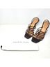 Veronica Beard 100% Leather Snake Print Brown Sandals Size 10 - photo 10