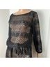 Anne Cole 100% Polyester Black Swimsuit Cover Up Size L - photo 4
