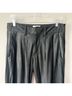 Helmut Lang 100% Lambskin 94% Polyester 6% Polyurethane Solid Black Leather Pants Size 4 - photo 4