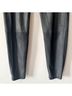 Helmut Lang 100% Lambskin 94% Polyester 6% Polyurethane Solid Black Leather Pants Size 4 - photo 10