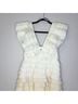 Aje. 100% Polyester Ombre Yellow White Ivory Casual Dress Size 6 - photo 8