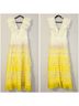 Aje. 100% Polyester Ombre Yellow White Ivory Casual Dress Size 6 - photo 7
