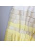 Aje. 100% Polyester Ombre Yellow White Ivory Casual Dress Size 6 - photo 9
