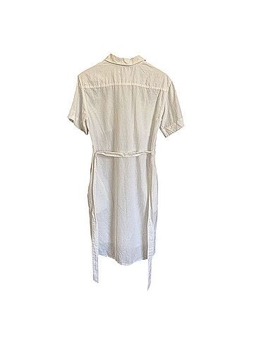 Trenery Linen Tie Button-Front Utility Dress Casual Dress (view 2)