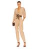 DUNDAS Tan Jumpsuit Size 8 - photo 1