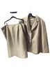 DressBarn 100% Polyester 100% Polyester Houndstooth Tan Blazer Size 22 - photo 1