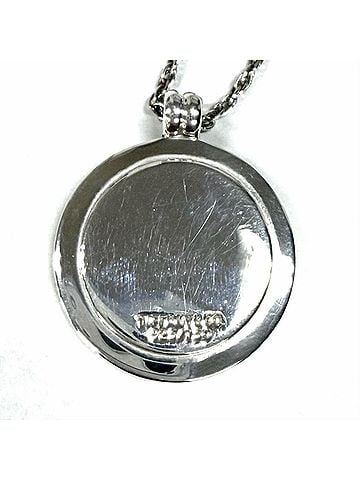 Tiffany & Co. TIFFANY&Co. Tiffany 925 750 T&C Coin Necklace, Combination Pendant, Silver and Gold, Weight 14.4g, Women's. (view 2)