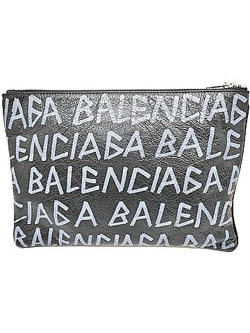 Balenciaga Balenciaga Carry Clip M Women's/Men's Clutch Bag 535532 Leather Black (view 1)