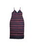 Bardot Print Red Blue Cocktail Dress Size 6 - photo 1