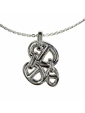 Hermès HERMES Chaine d'Ancre Enchainée PM 925 Necklace Pendant Accessory Silver Made in France Weight 12.5g Women's (view 1)