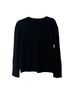 Vince. Solid Stripes Black Wool Sweater Size M - photo 2