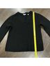 Vince. Solid Stripes Black Wool Sweater Size M - photo 5
