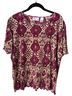 Alfred Dunner 100% Polyester Multi Color Short Sleeve Blouse Size L - photo 1