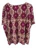 Alfred Dunner 100% Polyester Multi Color Short Sleeve Blouse Size L - photo 2