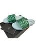 Coach Solid Green Blue Sandals Size 8 - photo 2