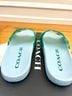 Coach Solid Green Blue Sandals Size 8 - photo 6