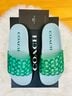 Coach Solid Green Blue Sandals Size 8 - photo 10