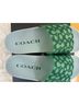 Coach Solid Green Blue Sandals Size 8 - photo 3