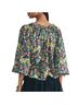 LoveShackFancy Floral Black Green Pink Long Sleeve Blouse Size XS - photo 2