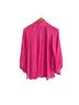 Smythe 100% Polyester Solid Pink Long Sleeve Blouse Size XS - photo 5
