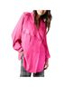 Smythe 100% Polyester Solid Pink Long Sleeve Blouse Size XS - photo 1