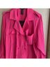 Smythe 100% Polyester Solid Pink Long Sleeve Blouse Size XS - photo 12