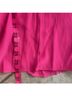 Smythe 100% Polyester Solid Pink Long Sleeve Blouse Size XS - photo 11