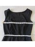 J.Crew 100% Wool Black Cocktail Dress Size 4 - photo 3