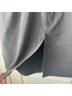 Universal Thread Black Denim Skirt Size 26 - photo 4