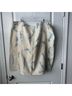 Future Collective Tie-dye Blue White Denim Skirt Size 26 - photo 4