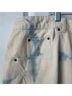 Future Collective Tie-dye Blue White Denim Skirt Size 26 - photo 7