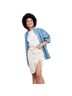 Future Collective Tie-dye Blue White Denim Skirt Size 28 - photo 2