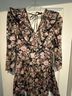 St. Roche Floral Black Pink Cocktail Dress Size 2 - photo 5