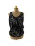 Michael Kors 100% Polyester Print Gray Tank Top Size M (petite) - photo 1