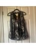 Michael Kors 100% Polyester Print Gray Tank Top Size M (petite) - photo 9