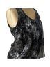 Michael Kors 100% Polyester Print Gray Tank Top Size M (petite) - photo 5