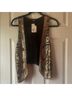 H&M 100% Polyester 50% Modal 50% Cotton Black Gold Tank Top Size S - photo 6