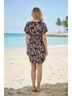 Lands' End Floral Multi Color Swimsuit Cover Up Size M - photo 3