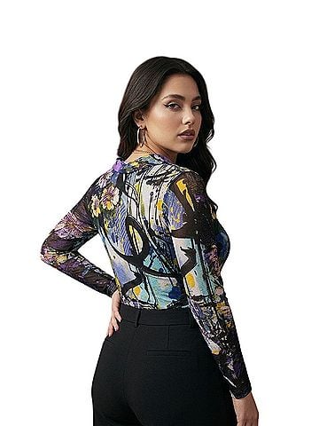 Karen Kane Long Sleeve Blouse (view 2)