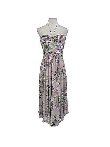 Jenny Yoo Collection Lavender Garden Floral Halter Maxi Dress Casual Dress (view 1)
