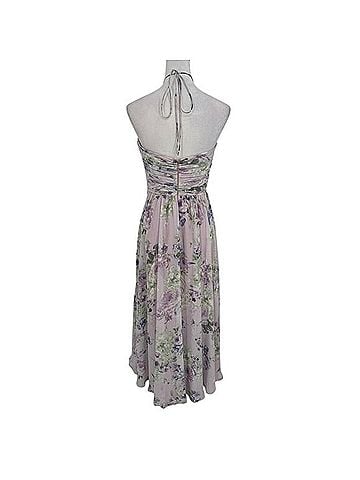 Jenny Yoo Collection Lavender Garden Floral Halter Maxi Dress Casual Dress (view 2)