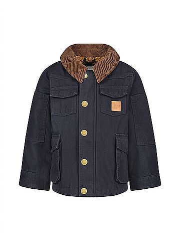 London Fog Toddler Boys Button-Front Collared Utility Barn Coat (view 1)