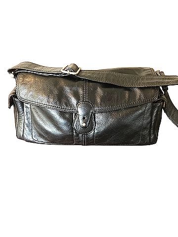 Liz Claiborne Accessories Barrel Leather Satchel (view 1)