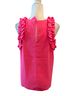 Lilly Pulitzer 100% Polyester 100% Polyester Pink Sleeveless Blouse Size M - photo 2