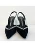 Stuart Weitzman Black Heels Size 6 1/2 - photo 9