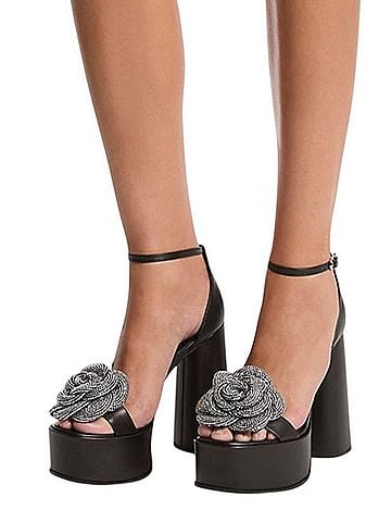 MICHAEL Michael Kors Elodie Rosette Heels (view 1)