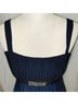 Cache Black Blue Cocktail Dress Size 6 - photo 3